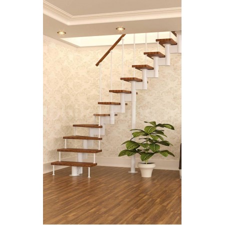 Железная лестница на второй этаж А-7